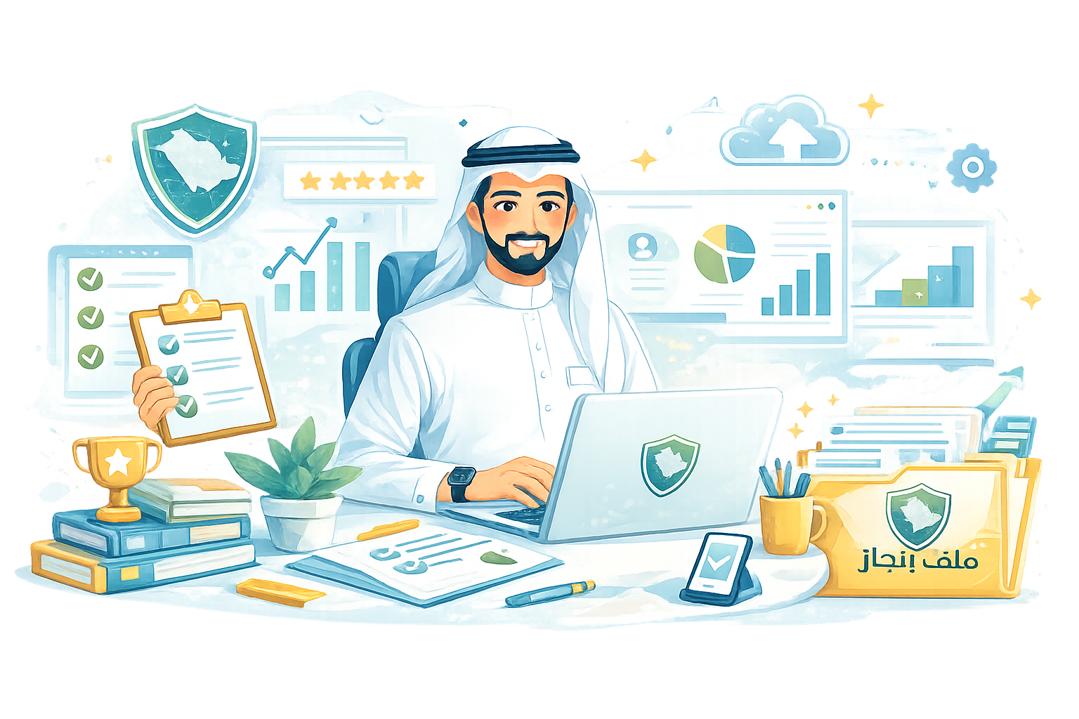 منصة إنجازك التعليمية — لوحة التحكم