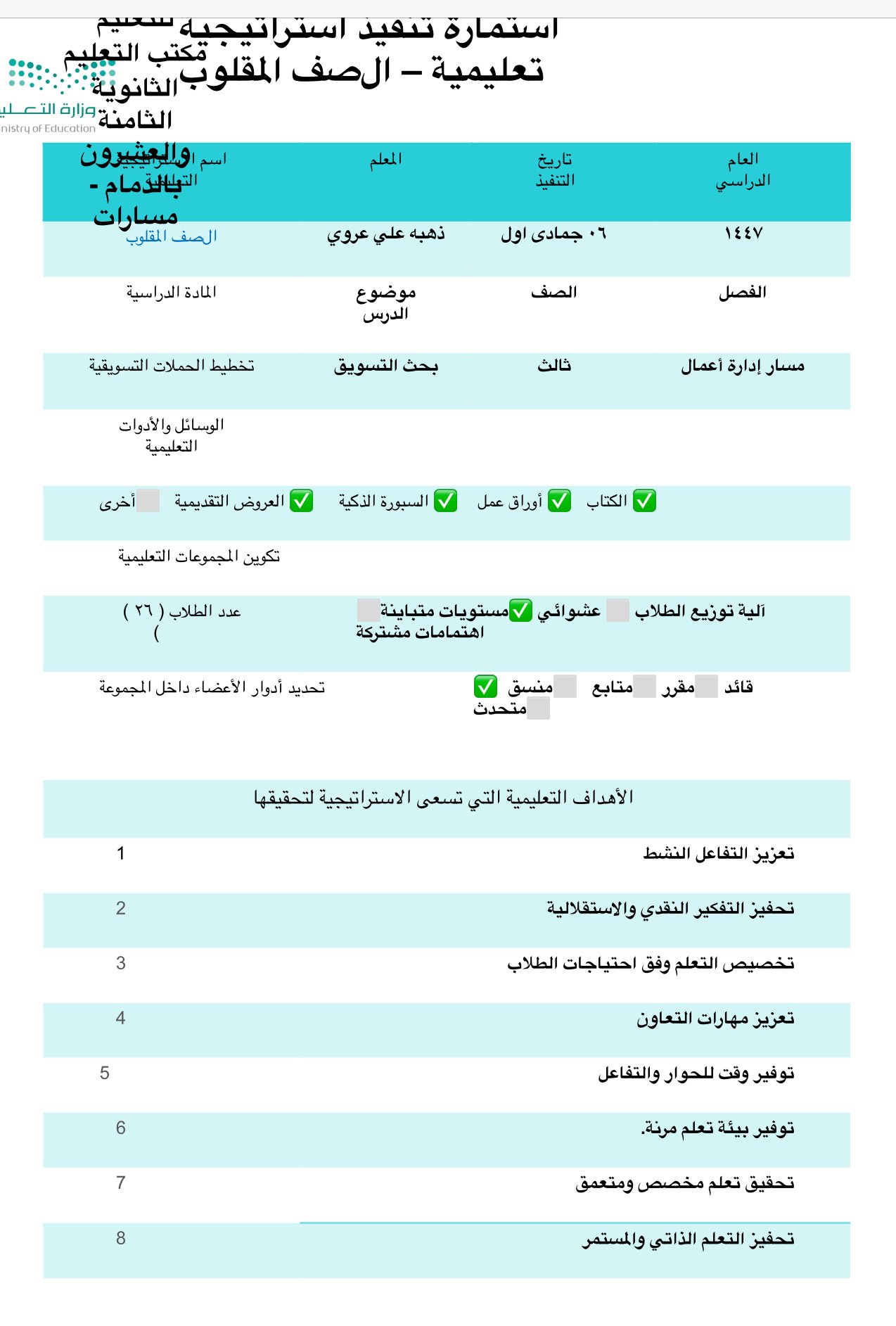 صورة الاستراتيجية