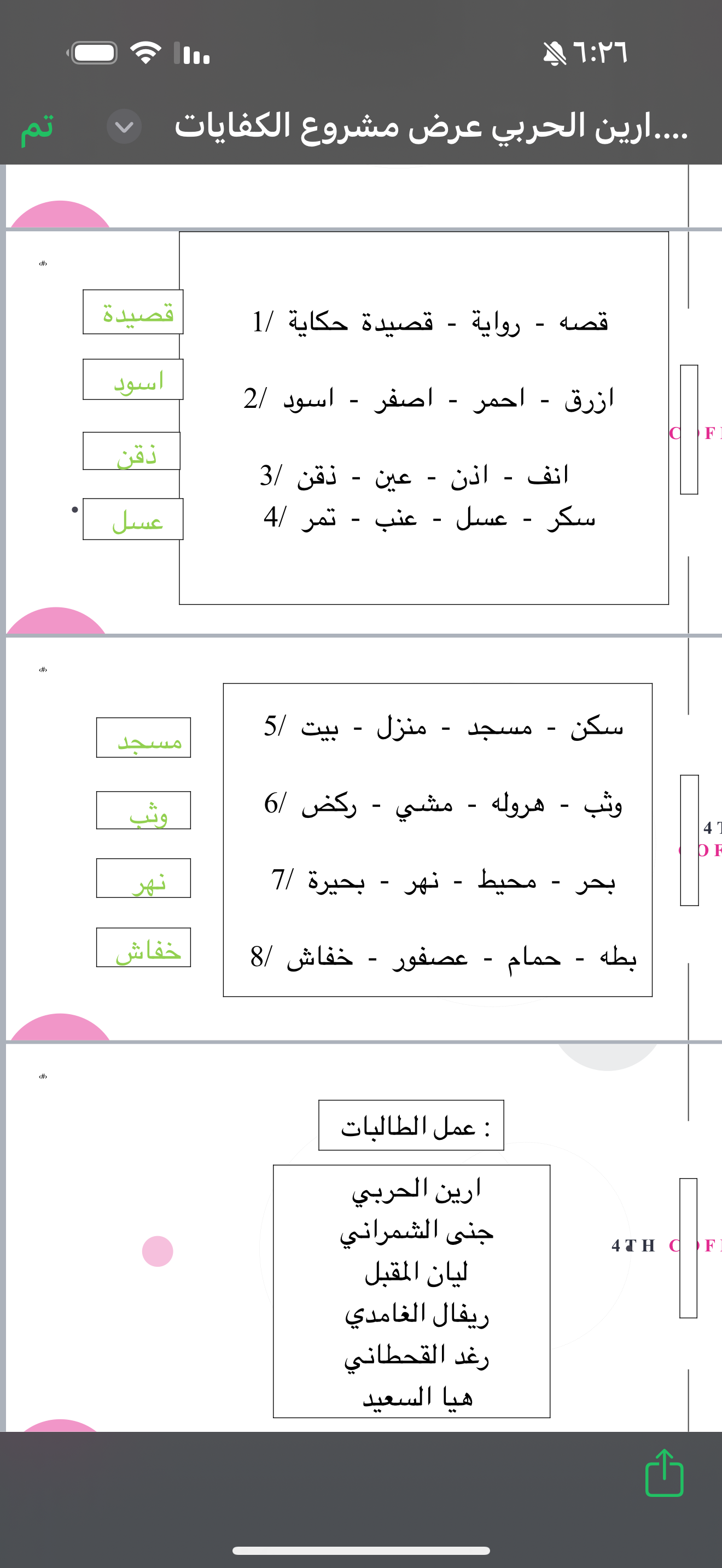 المشروع