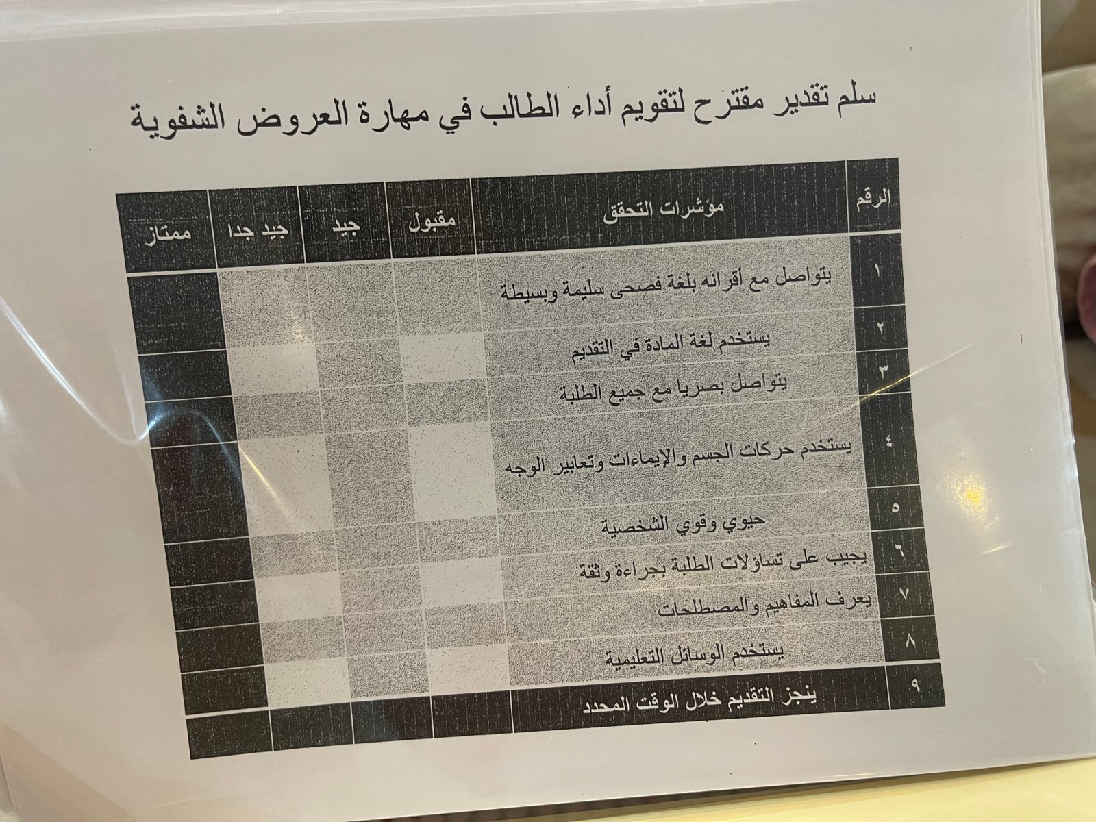 المشروع